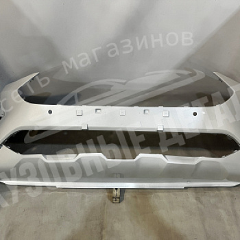 Бампер передний Haval F7 18-22 под сонары Hamilton White 9C Белый перламутровый