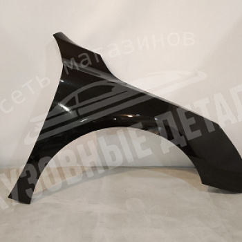 Крыло переднее ПРАВОЕ Peugeot 508 2011- G70, KTV, N9V - Noir Perla Nera Черный