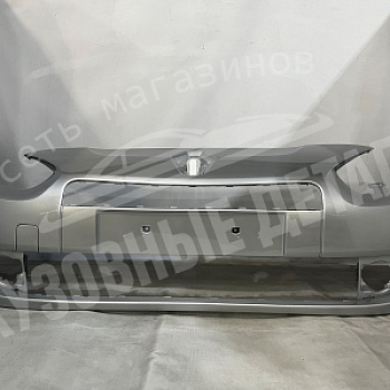 Бампер передний Renault Fluence D69 Gris Platine cеребристый