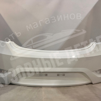 Бампер задний Hyundai Solaris (11) H/B PGU Crystal White Crystal White Белый