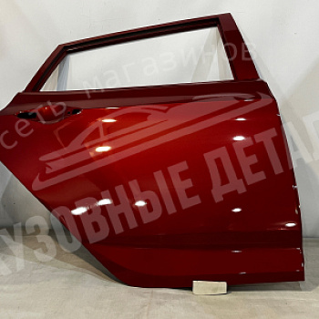 Дверь задняя ПРАВАЯ Hyundai Solaris HBK TDY Garnet Red Красный