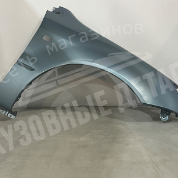 Крыло ПРАВОЕ Mitsubishi Lancer (9) A86 Greenish Silver